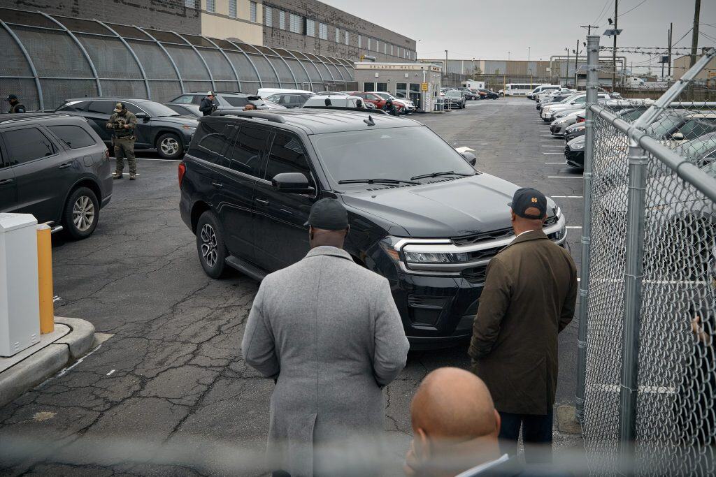 Baraka let in the gate at elaney Hall