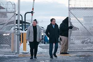 Sen. Andy Kim renews call to close Delaney Hall as advocates decry worsening conditions and lack of heated shelter for visitors