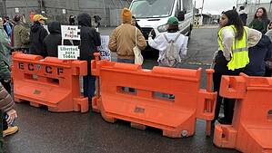 Tensions rise at Delaney Hall after strike organizer removed from detention center