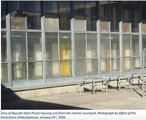 Bayside State Prison inmates face extreme heat, overcrowding, report says