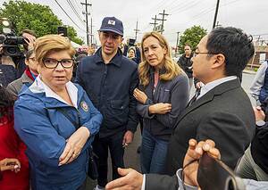 Sherrill denied chance to speak with detainees during Delaney Hall visit